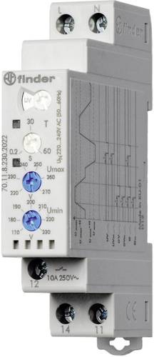 Finder Überwachungsrelais 240 - 220 V/AC 1 Wechsler 70.11.8.230.2022 1-Phase, Überspannung, 1St. von Finder