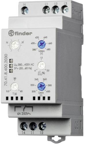 Finder Überwachungsrelais 380 - 415 V/AC 1 Wechsler 70.41.8.400.2030 1St. von Finder