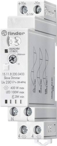 Finder Dimmer für Hutschiene 15.11.8.230.0400 Betriebsspannung:230 V/AC von Finder