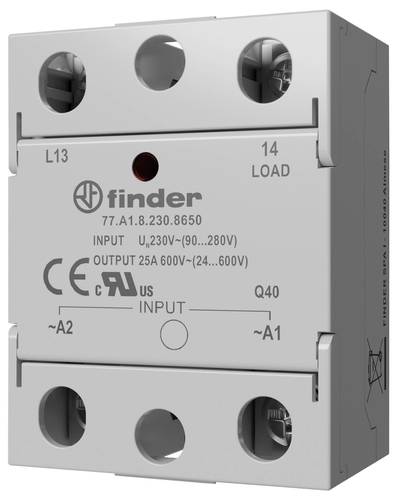 Finder Halbleiterrelais 77A190248250 25A Schaltspannung (max.): 280 V/AC Nullspannungsschaltend 1St. von Finder