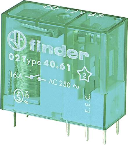 Finder 40.61.6.024.4000 Printrelais 24 V/AC, 24 V/DC 16A 1 Wechsler 1St. von Finder