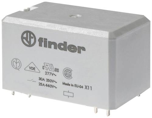 Finder 66.82.8.230.1300 Steckrelais 230 V/AC 30A 2 Schließer 1St. von Finder