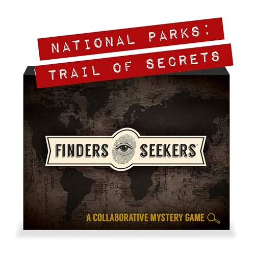 Finders Seekers Mystery Game | National Parks Trail of Secrets - Sei ein Detektiv und untersuche einen ungelösten Fall, Puzzlespiel wie ein Escape Room, für Date-Nacht, Spieleabend oder Solo von Finders Seekers