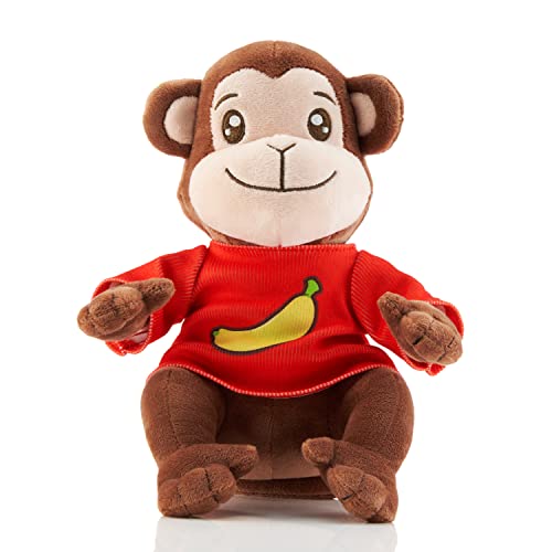 Finest Toys ® Affen Kuscheltier Charlie Plüschaffe - Kuscheltier klein - Kuscheltier für Kinder - AFFE - 20 cm - Affen Kuscheltier - Affen Plüschtier - Kleiner AFFE - Kuschelaffe von Finest Toys