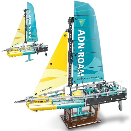 Segelboot Bausteine Set 675 Teile City Boot Segelschiff Modellbausatz Klemmbausteine Ozean Explore Schiffs Spielzeug Kreative Geschenk für Erwachsene Bootsliebhaber Jungen Mädchen ab 8+ Jahre Segelboot Bausteine Set 675 Teile City Boot Segelschiff Modellbausatz Klemmbausteine Ozean Explore Schiffs Spielzeug Kreative Geschenk für Erwachsene Bootsliebhaber Jungen Mädchen ab 8+ Jahre von Finger Rock