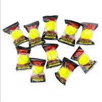 Kaugummi Tennisball 10er Pack, 3cm Durchmesser, Zitronen-Limettengeschmack, 160g von Fini