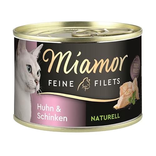 Miamor Dose Feine Filets Naturelle Huhn & Schinken 156 g (Menge: 12 je Bestelleinheit) von Finnern Miamor