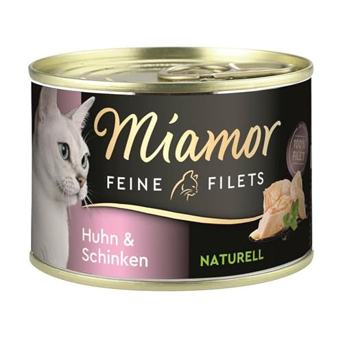 Miamor Dose Feine Filets Naturelle Huhn & Schinken 156 g (Menge: 12 je Bestelleinheit) von Finnern Miamor