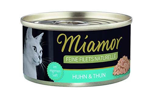 Miamor Dose Feine Filets Naturelle Huhn & Thunfisch 80 g (Menge: 24 je Bestelleinheit) von Finnern Miamor