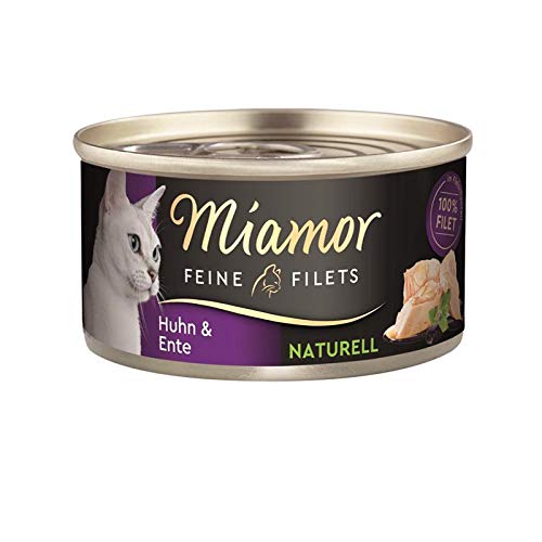Miamor Feine Filets Naturell Huhn & Ente 80g (Menge: 24 je Bestelleinheit) von Finnern Miamor