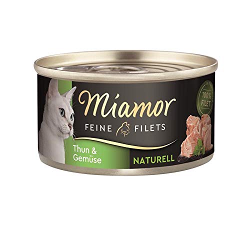 Miamor Feine Filets Naturell Thun & Gemüse 80g (Menge: 24 je Bestelleinheit) von Finnern Miamor