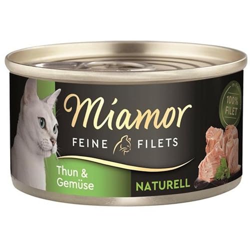 Miamor Feine Filets Naturell Thun & Gemüse 80g (Menge: 24 je Bestelleinheit) von Finnern Miamor