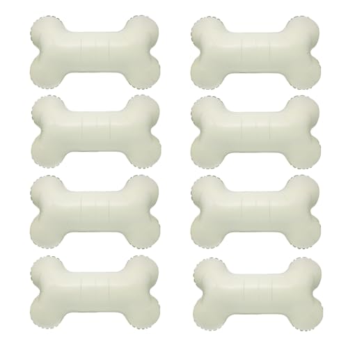 8Pcs Hund Knochen Ballons Knochen geformte Folie Ballons Kreative Aluminiumfolie Ballon für Haustiere Hund Kinder Jungen Mädchen Geburtstag Party Supplies Tier Haustiere Welpe Geburtstag Dekorationen von Finypa