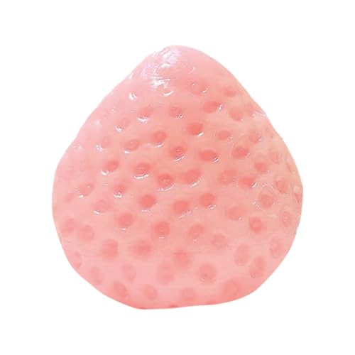 Fiorky Fiorky Strawberry Squish Squeeze , Taba langsamer Abpraller Simulation Erdbeer -Squeep -Spielzeug Weiche Zappelspielzeug for Angststress Entlassung von Fiorky