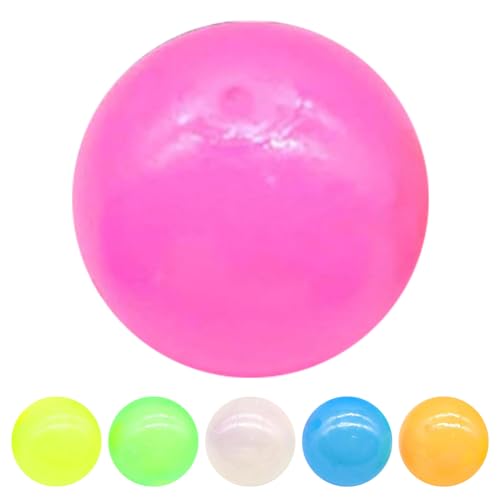 Fiorky Glorbs Balls, klebrige Bälle an der Decke, leuchten im Dunkeln, leuchtende Fluoreszierende Stress-Wandbälle, springendes Zappelspielzeug for Kinder und Erwachsene, Linderung von Angst von Fiorky