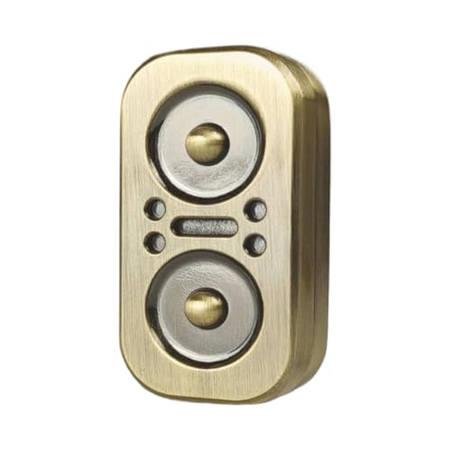 Fiorky Push Slider Hand Sensorisches EDC Spielzeug Stressabbau Eule Owl Rotate Slider Büro Schreibtisch Spielzeug for Erwachsene Kinder for ADHS (Bronze) von Fiorky