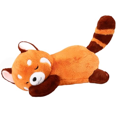 Fiotha Roter Panda Kuscheltier, 35cm Panda Kuscheltier, Roter Panda, Kuscheltier Waschbär, Roter Panda Plüschtier, Red Panda Plush Geschenke für Kinder, Mädchen, Jungen (Sitzposition) von Fiotha