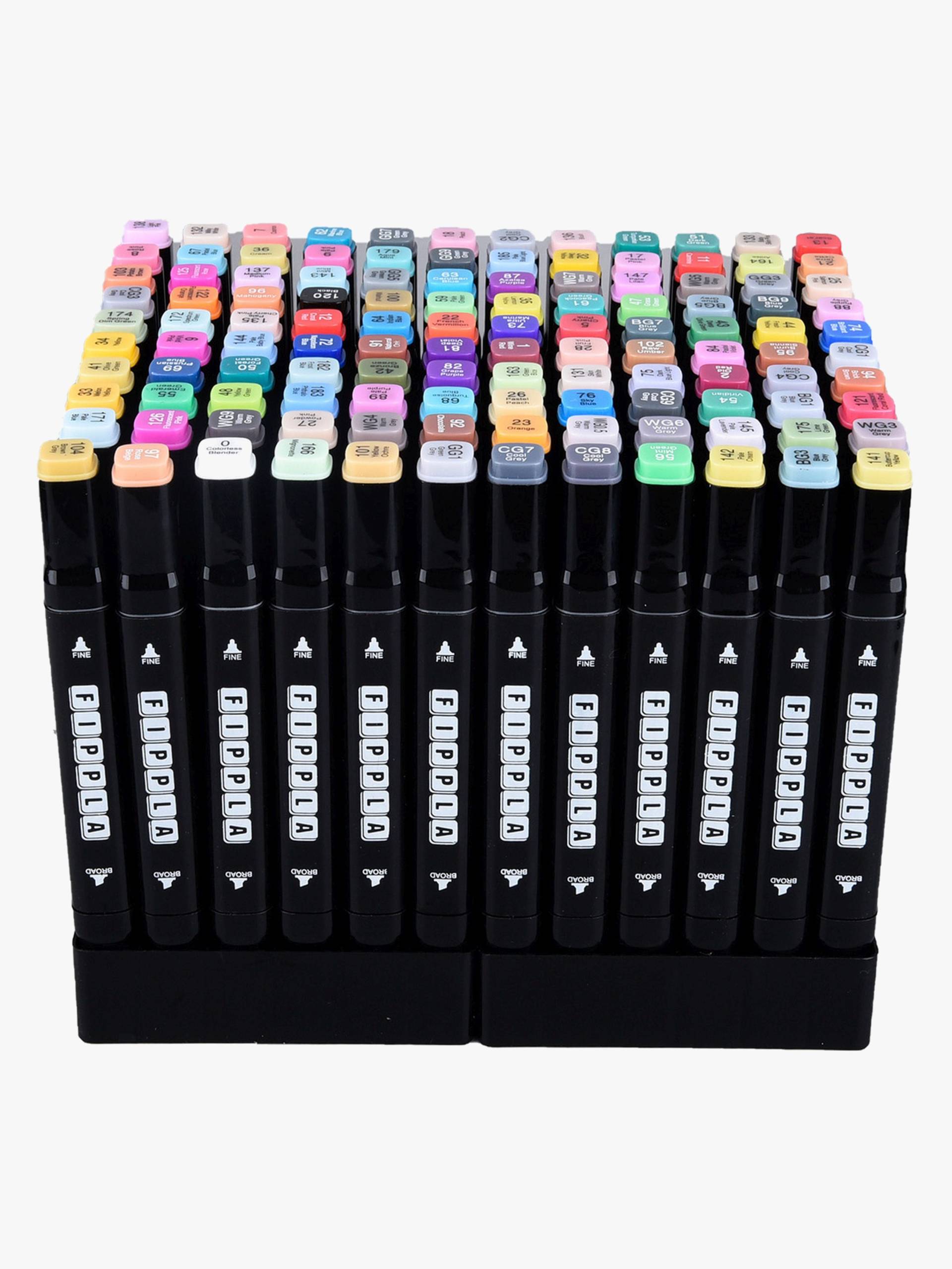 Fippla Doppelspitze Alkoholbasierte Ausmalstifte 120 Teile Fippla Doppelspitze Alkoholbasierte Ausmalstifte 120 Teile von Fippla