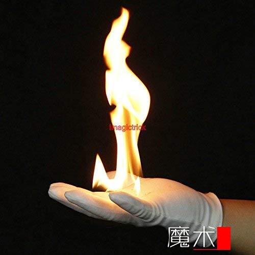 2 Paar Feuerhandschuhe - Weiß - Magic Trick / Fire Magic Tricks von Fire Magic Tricks