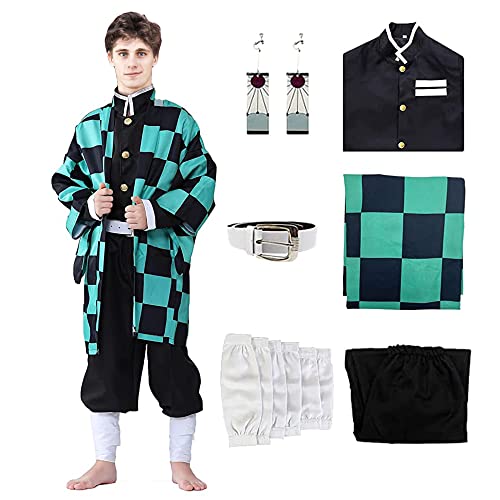 Firecos Cosplay Kostüm für Erwachsene Anime Cosplay Vollkostüm Kimono Rollenspiele Kleidung Geschenk für Halloween Weihnachten Karneval von Firecos