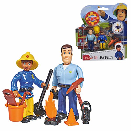 Feuerwehrmann Sam Sam & Ellie Spiel Figuren Set | Simba Toys von Fireman Sam