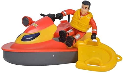 Simba - Sam Der Feuerwehrmann Wassermotorrad Juno mit Elvis-Figur, 3 Jahre, 109251048038 von Simba