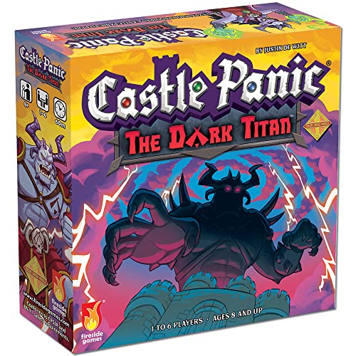 Fireside Games Castle Panic 2nd Edition: The Dark Titan Erweiterung, Brettspiel, ab 8 Jahren, 1-6 Spieler, 60 Minuten Spieldauer von Fireside Games