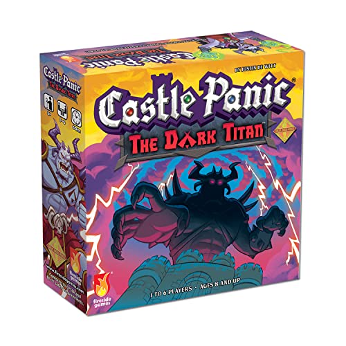 Fireside Games Castle Panic 2nd Edition: The Dark Titan Erweiterung, Brettspiel, ab 8 Jahren, 1-6 Spieler, 60 Minuten Spieldauer von Fireside Games