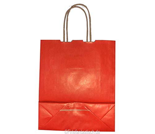 Firlefantastisch Papiertasche Rot- 100 Stück von Firlefantastisch