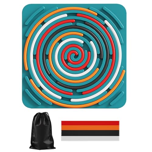 Beruhigen Sie Sich, Fidget Toy, Sensory Activity Board - Sensorisches Zappelspielzeug - Tragbares sensorisches Zappelspielzeug, Silikon zur Beruhigung, Zappelbrettspielzeug für Reisen, Mädchen von Firulab