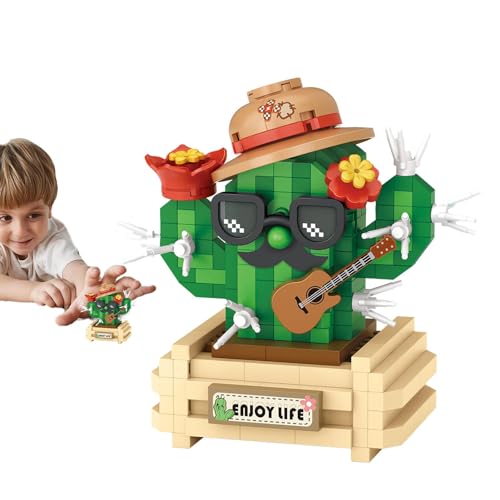 Firulab Mini-Bausteine, Baustein-Sets, Partygeschenke | Spielzeugbausätze - Urban Streetscape Planter Shape Bausteine-Spielzeug für kreatives Spielen von Firulab