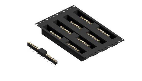 Fischer Elektronik Buchsenleiste (Präzision) Anzahl Reihen: 1 MK22SMD16BTR 600St. von Fischer Elektronik