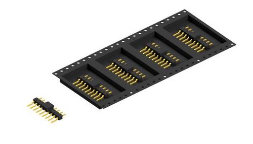 Fischer Elektronik Stiftleiste (Standard) Anzahl Reihen: 1 SL12SMD0319GBTR 500St. von Fischer Elektronik