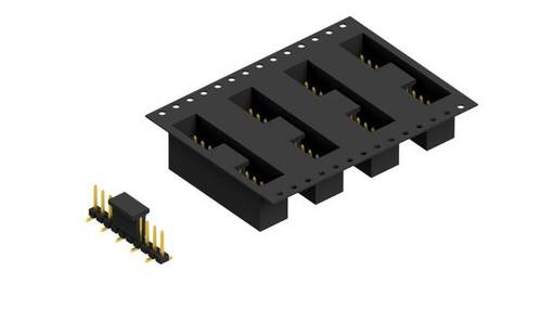 Fischer Elektronik Stiftleiste (Standard) Anzahl Reihen: 1 SLLP5SMD06610GBTR 250St. von Fischer Elektronik