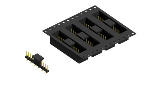 Fischer Elektronik Stiftleiste (Standard) Anzahl Reihen: 1 SLY7SMD04512GBTR 650St. von Fischer Elektronik