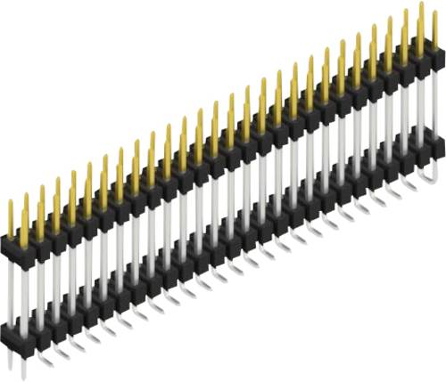 Fischer Elektronik Stiftleiste (Standard) Anzahl Reihen: 2 SL16SMD18254SP 10St. von Fischer Elektronik