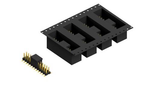 Fischer Elektronik Stiftleiste (Standard) Anzahl Reihen: 2 SLLP6SMD05124GBTR 250St. von Fischer Elektronik