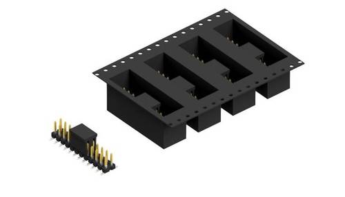 Fischer Elektronik Stiftleiste (Standard) Anzahl Reihen: 2 SLLP6SMD05124SBTR 250St. von Fischer Elektronik