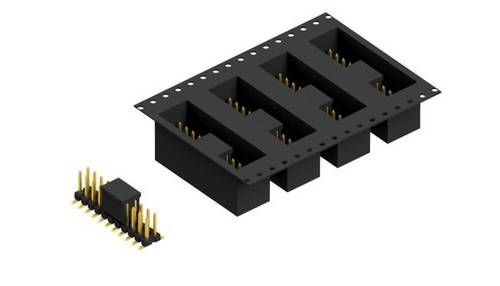 Fischer Elektronik Stiftleiste (Standard) Anzahl Reihen: 2 SLLP6SMD06622GBTR 250St. von Fischer Elektronik