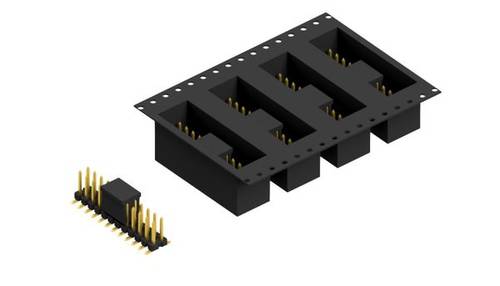 Fischer Elektronik Stiftleiste (Standard) Anzahl Reihen: 2 SLLP6SMD06624GBTR 250St. von Fischer Elektronik