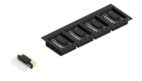 Fischer Elektronik Stiftleiste (Standard) Anzahl Reihen: 2 SLY10SMD04016SBTR 700St. von Fischer Elektronik