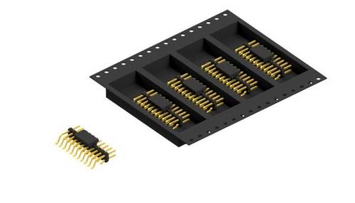 Fischer Elektronik Stiftleiste (Standard) Anzahl Reihen: 2 SLY10SMD04022GBTR 700St. von Fischer Elektronik