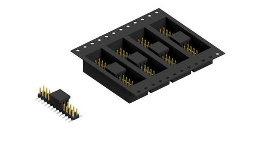 Fischer Elektronik Stiftleiste (Standard) Anzahl Reihen: 2 SLY8SMD03624SBTR 650St. von Fischer Elektronik