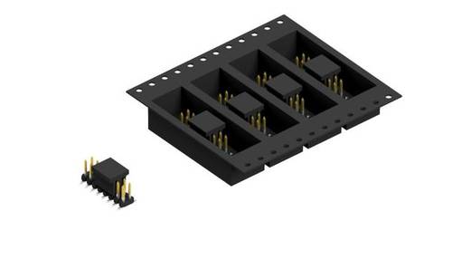 Fischer Elektronik Stiftleiste (Standard) Anzahl Reihen: 2 SLY8SMD04516SBTR 650St. von Fischer Elektronik