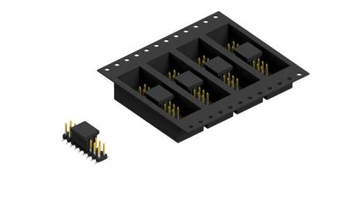 Fischer Elektronik Stiftleiste (Standard) Anzahl Reihen: 2 SLY8SMD04518SBTR 650St. von Fischer Elektronik