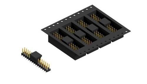 Fischer Elektronik Stiftleiste (Standard) Anzahl Reihen: 2 SLY8SMD04530SBTR 650St. von Fischer Elektronik