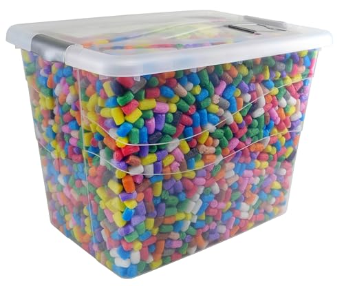 fischerTiP 571890 Tip Creative Box XXL - Kreatives Bastel Set für Kinder ab 3 Jahren mit mehr als 8000 Stück bunter Tips von Fischer Tip