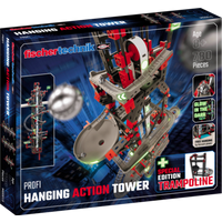 fischertechnik 554892 PROFI KUGELBAHN Hanging Action Tower + PLUS Dynamic Trampoline von Fischertechnik