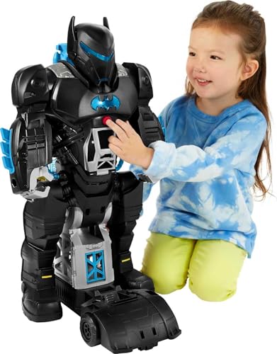 Fisher-Price HBV67 - Imaginext DC Super Freunde Bat-Tech Batbot, 2-in-1-Batman-Spielset mit Roboter, Lichtern und Geräuschen, Spielzeug für Kinder ab 3 Jahren von Mattel