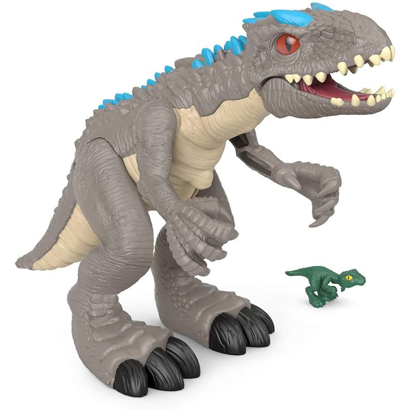 Dinosaurier Fisher Price Jurassic World Imaginext Thrashing Indominus Rex von Fisher Price